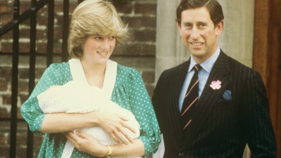 This was the public's first glimpse of Prince William.