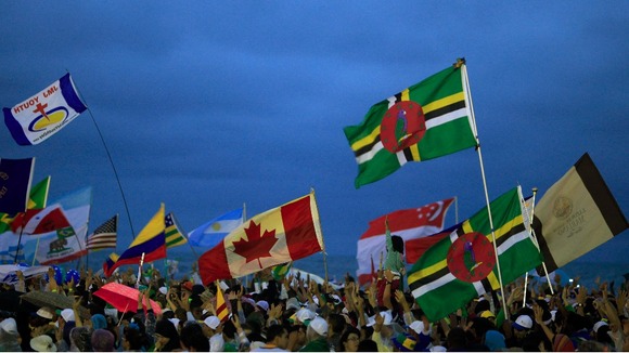 Pilgrims from around the world have gathered in Rio.