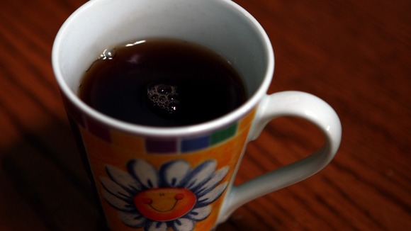 Stock picture of a mug of black tea.
