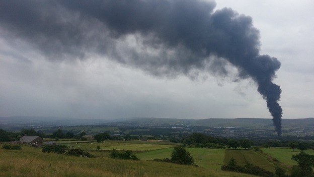 Plume of smoke