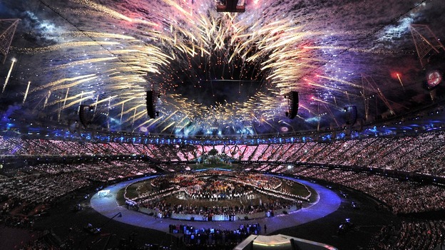 The Olympic Opening Ceremony.