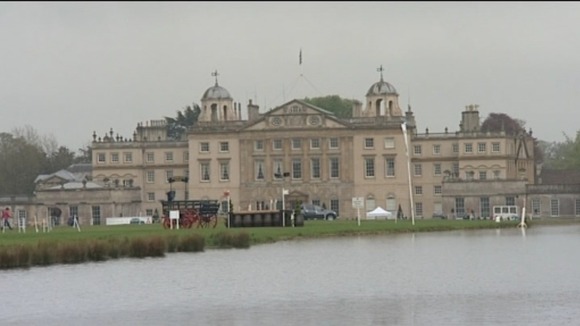 Badminton House during horse trials