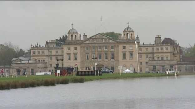Badminton House during horse trials