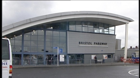 exterior of Bristol Parkway station