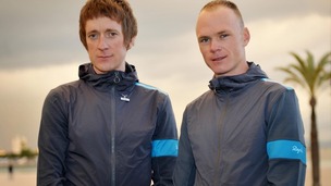 Team Sky riders Bradley Wiggins (left) and Chris Froome pictured together.