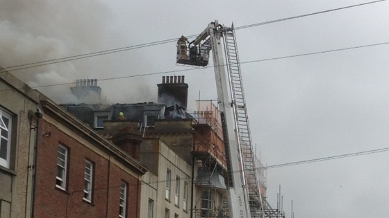 Fire in St Leonard's
