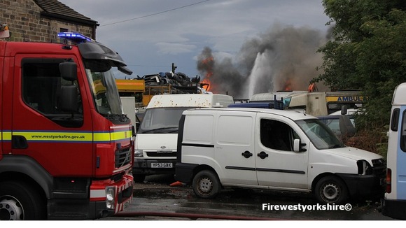 Scrapyard blaze