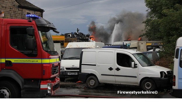 Scrapyard blaze