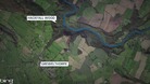 Scene of river rescue