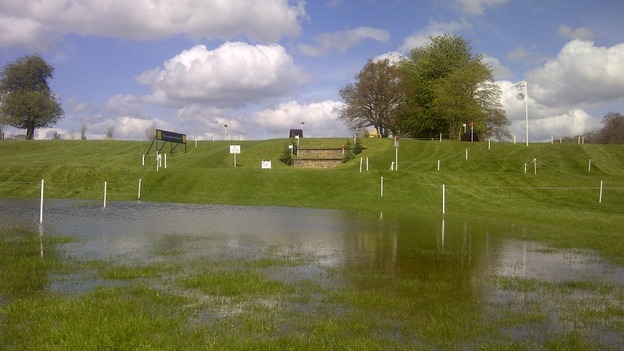 Waterlogged Badminton course