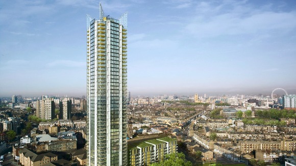 CGI image of tower