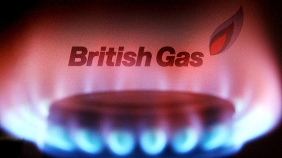 A British Gas bill behind a burning hob.