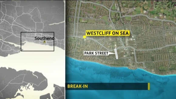 Burglary at a house at Westcliff-on-Sea in Essex