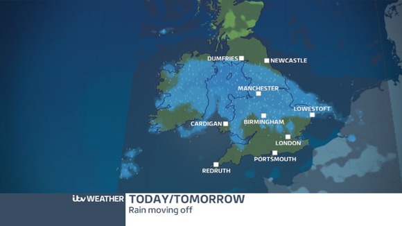 The rain should be moving off in the next couple of days