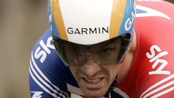 Cyclist David Millar