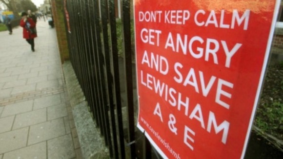 Campaigners have been fighting against the Health Secretary's decision to reduce services at Lewisham.