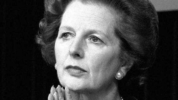 Margaret Thatcher pictured in May 1983.