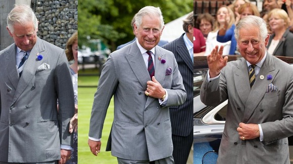 Prince Charles at the Whitstable Oyster Festival in Kent (L), Audi International Polo in Surrey (C) and St Mary's Hospital in London
