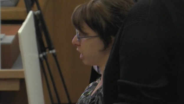 Michelle Knight speaking in court.