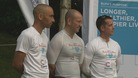 Neil Jones and Christopher Lawrence ready for their marathon challenge