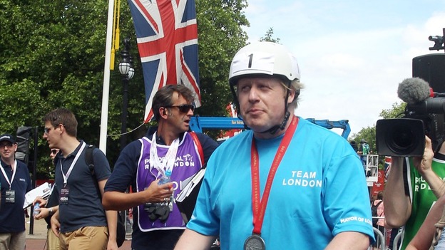 Boris finishes RideLondon
