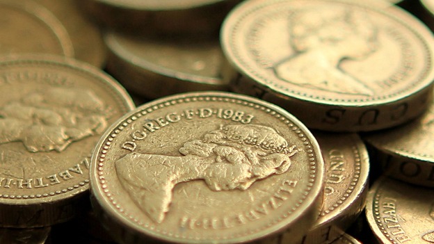 one pound coins
