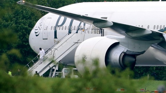 The diverted aircraft