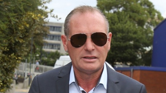 Paul Gascoigne arrives at Stevenage Magistrates Court.