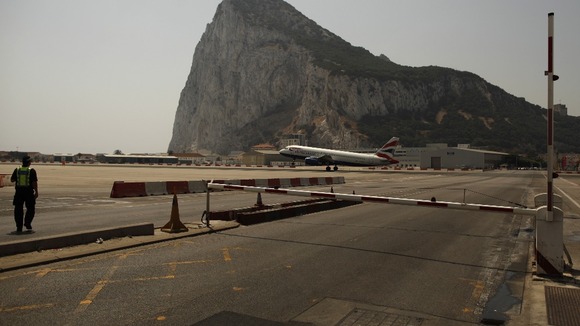 The rock of Gibraltar.