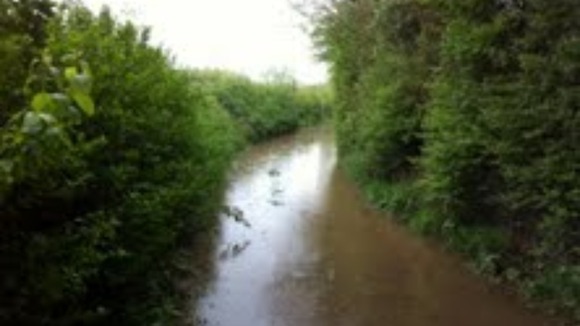 Sodden Bridleway in Worcestershire