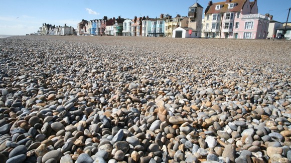 The beach at Aldeburgh.