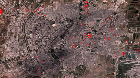 By March 1, 2013, few areas had escaped damage.