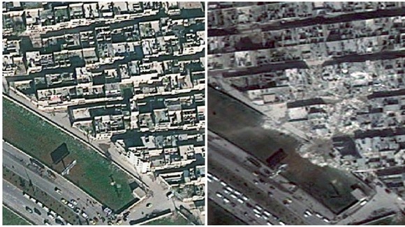A ballistic missile strike in the Jabal Badro district in February killed scores of people.