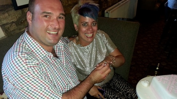 The heart-shaped creation did the job - Joe's girlfriend said yes.