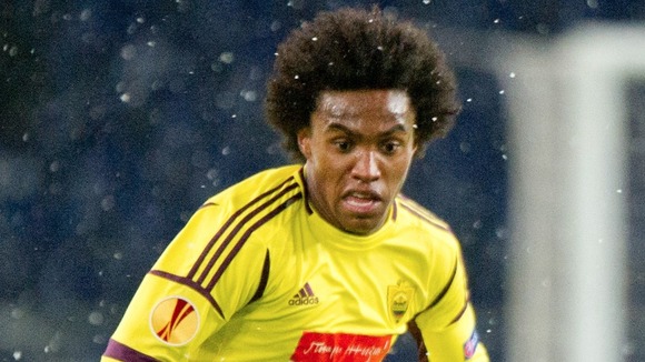 Attacking midfielder Willian could swap chilly Russia for White Hart Lane.