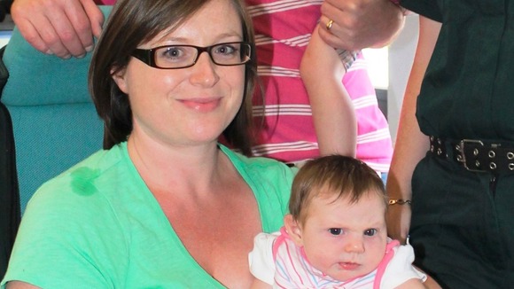 Liz Turner with baby Emma.