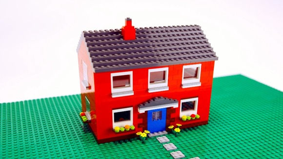 Lego model of house