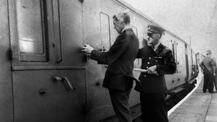 Investigations on the train at Cheddington Station