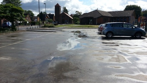 Tyseley Community Centre car park, where grandfather Farook Hameed died last month