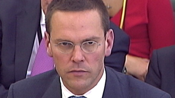 BSkyB Chairman James Murdoch appears before a parliamentary committee on phone hacking