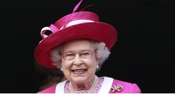 The Queen is seen at the Epsom Derby in 2011,
