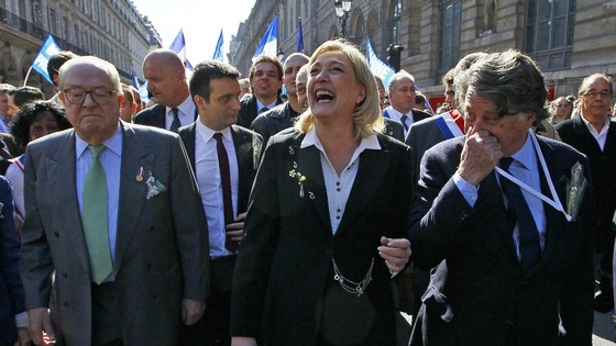 France's far-right National Front candidate for the presidential election Marine Le Pen