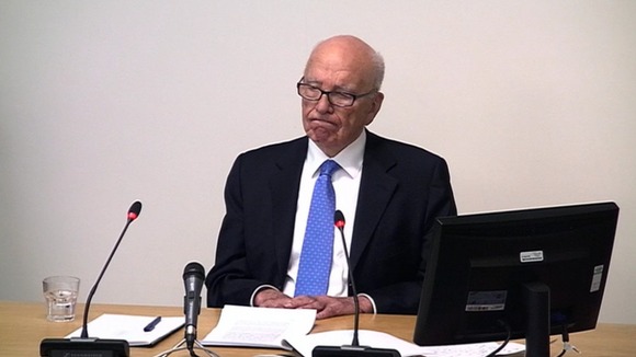 Rupert Murdoch at the Leveson Inquiry