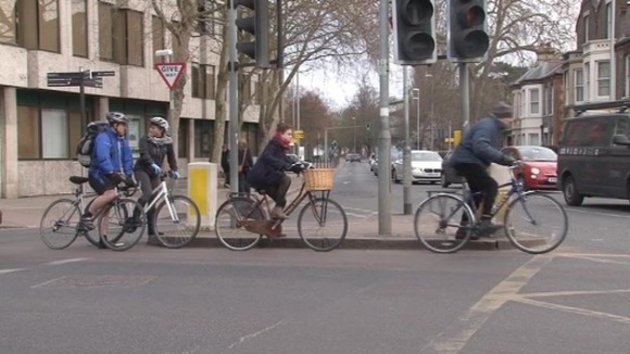 Cyclists in Cambridge