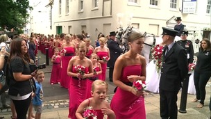 What a wedding party!