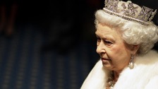Queen Elizabeth is seen during the State Opening of Parliament, in London December 3, 2008. 