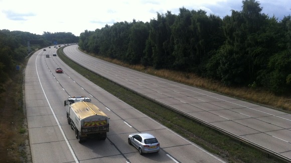 Empty motorway
