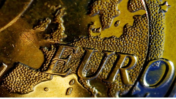 A Euro coin.