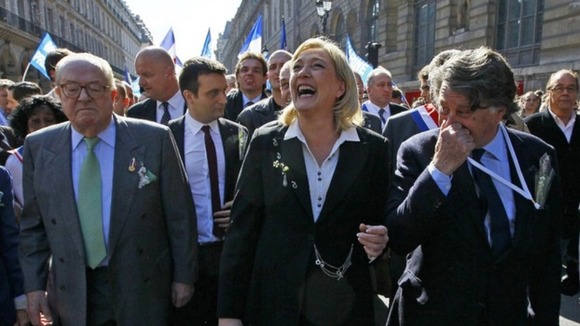 France's National Front leader Marine Le Pen