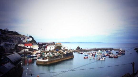 The Cornish village of Mevagissey at daybreak